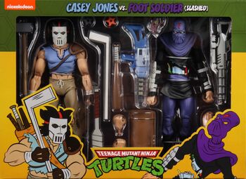 NECA Teenage Mutant Ninja Turtles Casey Jones vs. Foot Soldier (Slashed) - 2-pack NECA Teenage Mutant Ninja Turtles Casey Jones vs. Foot Soldier (Slashed) - 2-pack