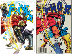 Thor #337 by Walter Simonson homage Jennika issue 3
