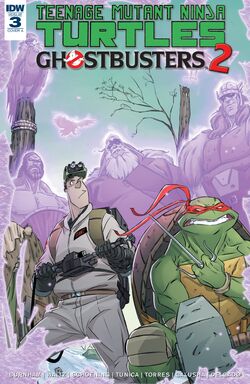 TMNT Ghostbusters 2 3 cover