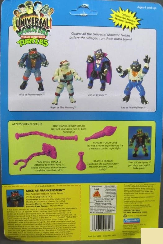 Mike as Frankenstein (1993 action figure) | TMNTPedia | Fandom