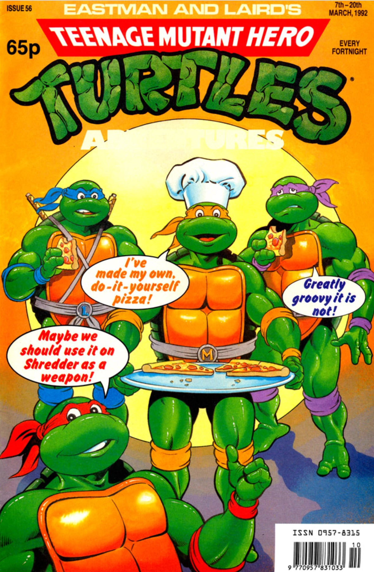 Teenage Mutant Hero Turtles Adventures issue 56 | TMNTPedia | Fandom