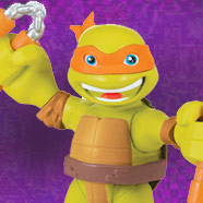 Half-Shell Heroes Mikey with Skateboard (2014 action figure