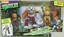 Mutations Mix & Match 3 Figure Pack Mikey Dogpound Raph 2015 release