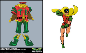 DC's Robin suit homage