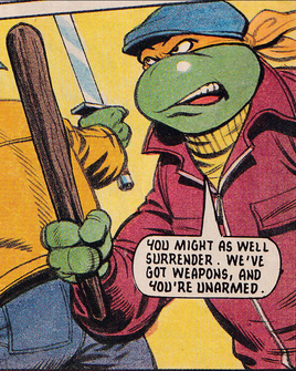Evil Michaelangelo-Fleetway