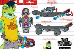 Mondo Gecko's Skateboard (IDW)