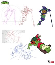 Raph & donnie model sheet by carols perez