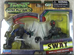 Mini-Mutants S.W.A.T. Raph vs. Foot Soldier 2009 release
