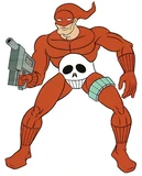 Gunskull 01.jpg (35 KB) Lynch/"Gunskull" - Konzept für die Mighty Mutanimals TV-Serie
