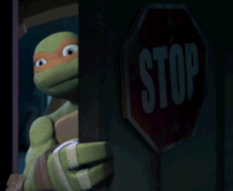Raphael's magical moving stop sign