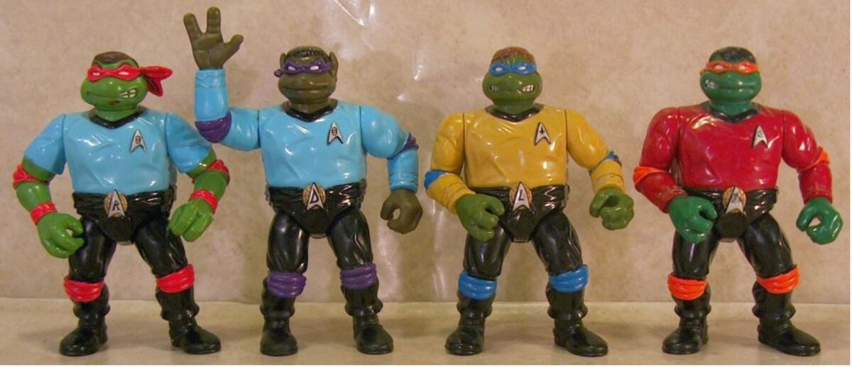 タートルズ　スタートレック　Captain Leonardo 1994 Teenage Mutant Ninja Turtles Star Trek Captain Leonardo