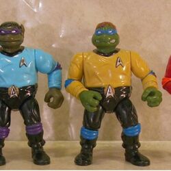 Tmnt star trek crossover figures cheap