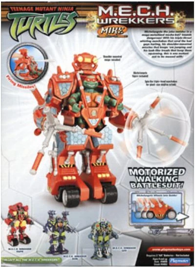 M.E.C.H. Wrekkers Mike (2005 action figure) | TMNTPedia | Fandom