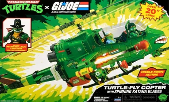 Turtle-Fly Copter with Roadblock x Raph (2026 toy) | TMNTPedia