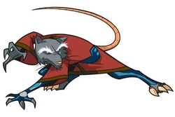 Splinter's appearance in Fast Foward