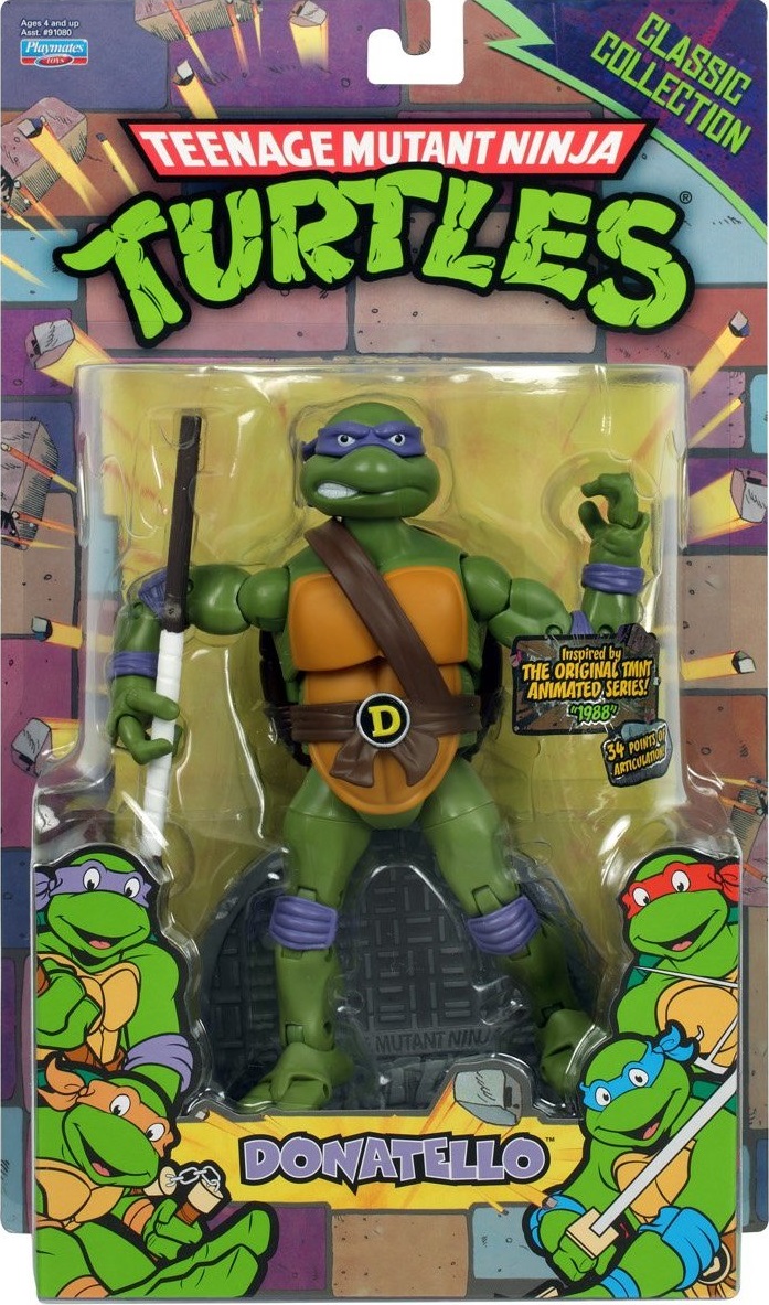 2012 Playmates TMNT Teenage Mutant Ninja Turtles Classic