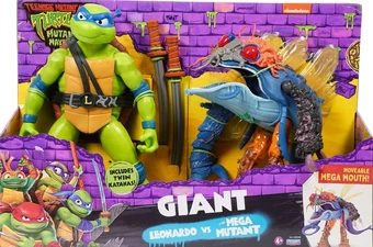 Giant Leonardo vs. The Mega Mutant (2024 action figures