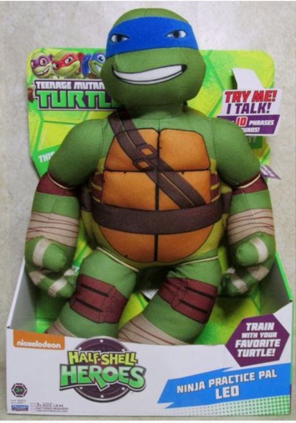 Teenage Mutant Ninja Turtles - Ninja Practice Pal' Talking Stuffed Animal