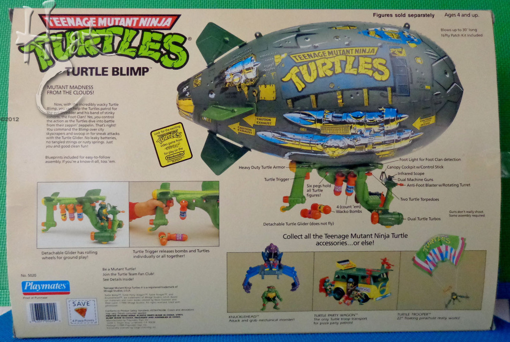 Teenage Mutant Ninja Turtles Turtle Blimp Vehicle 