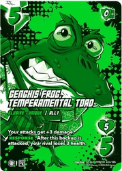 Genghis Frog, Temperamental Toad TMNT: UniVersus