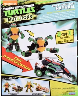 TMNT Tortues Ninja - Moto à Rétrofriction Tortoise Rider Raphael