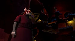 Splinter being controlled by the .