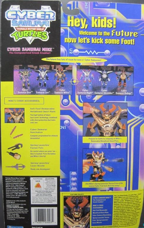 Cyber Samurai Mike (1994 action figure) | TMNTPedia | Fandom