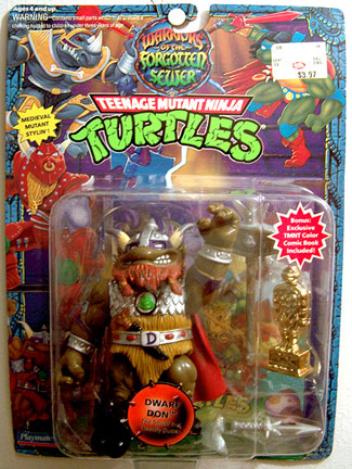 TMNT Ninja Turtles Dwarf Don 94 Forgotten Sewer RARE