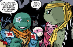 Jem and the Holograms allusion TMNT #117