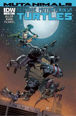 TMNT- Mutanimals -1 Regular Cover by Andy Kuhn