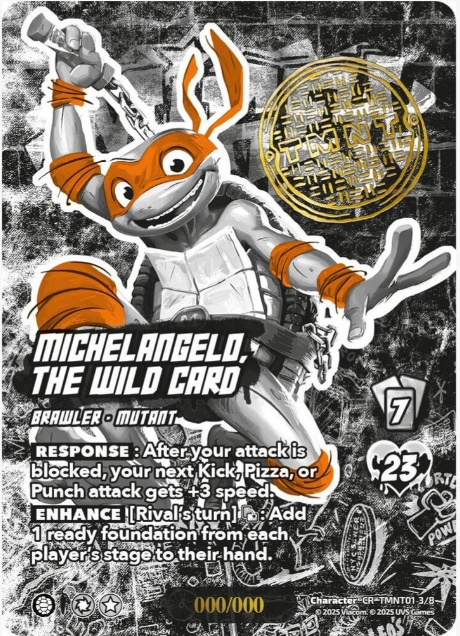 Michelangelo, The Wild Card (3/8) | TMNTPedia | Fandom