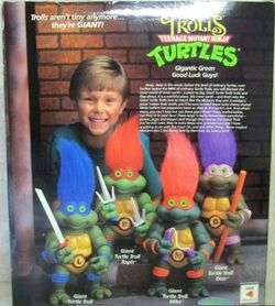 Troll Raph Teenage Mutant Ninja Turtles Trolls Raphael 1993