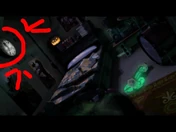 Top left corner is the mascot of Choco-Logs on a clock of Raph's bedroom.