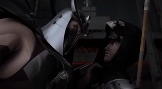 Shredder vs casey