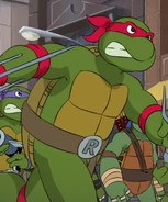 1987 Raphael in his 2-dimensional form as seen in Trans-Dimensional Turtles.