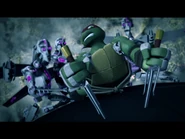 Raphael holding on for dear life.