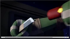 Leo's Tanto in Katana in "Wormquake!"