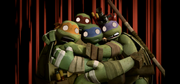 Turtles scream in terror