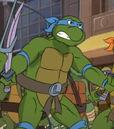 1987 Leonardo in his 2-dimensional form as seen in Trans-Dimensional Turtles.
