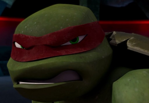 angry ninja turtle face