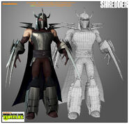 Shredder's character model