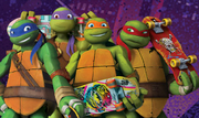 TMNT with skateboards
