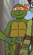 1987 Michelangelo in 2-dimensional form as seen in Trans-Dimensional Turtles.