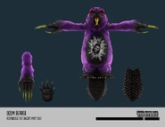 Concept art of Dire Beaver.