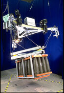 photo of NIST RoboCrane prototype