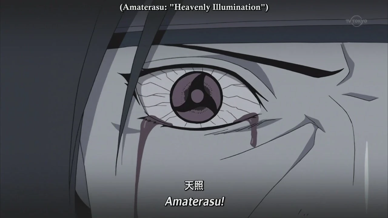 Amaterasu Itachi Eyes Bleeding