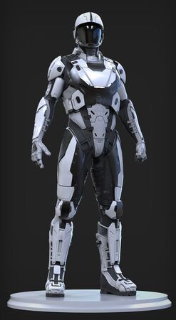 futuristic light body armor