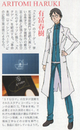 Aritomi Haruki's character profile for the Railgun S anime from the seventh BD/DVD booklet.