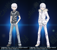 Accelerator costume A (left) & B (right)