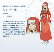 Vasilisa's Toaru Majutsu no Index anime design
